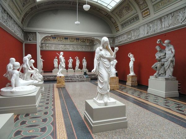 Museum med skulpturer